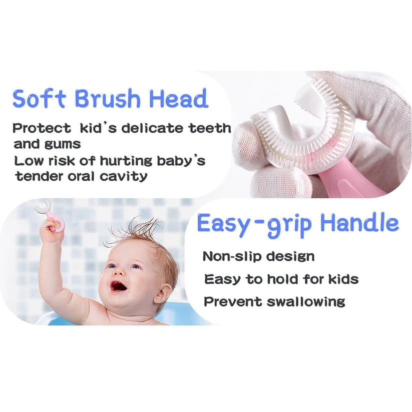 💝All Rounded Children U-Shape Toothbrush