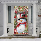 Christmas Elf Door Cover Decoration - Whimsical Holiday Door Wrap for Home, Party & Festive Decor