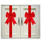 🎅Early Xmas Sales🎄Festive Christmas Bow Wreath – Vibrant Red, Eye-Catching Holiday Decor