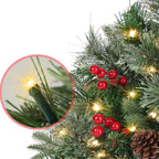 🔥🔥Final 3 Hours: 50% OFF🎄Pre-lit Artificial Christmas Tree Urn Filler💐