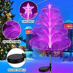 Seven Colors Gradient Solar Christmas Tree Light