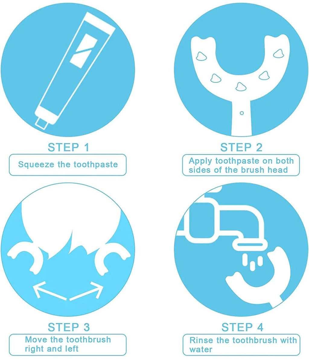 💝All Rounded Children U-Shape Toothbrush