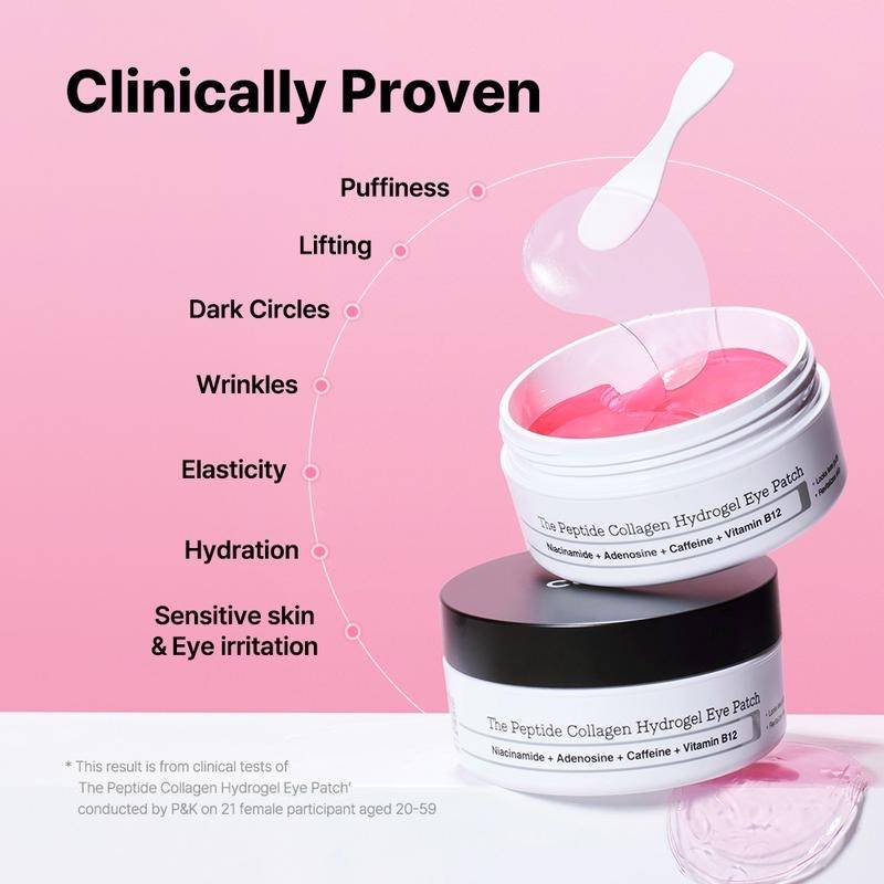 Peptide Collagen Hydrogel Eye Patch UNDER-EYE BAGS IN JUST 10 MINUTES