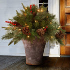 🔥🔥Final 3 Hours: 50% OFF🎄Pre-lit Artificial Christmas Tree Urn Filler💐
