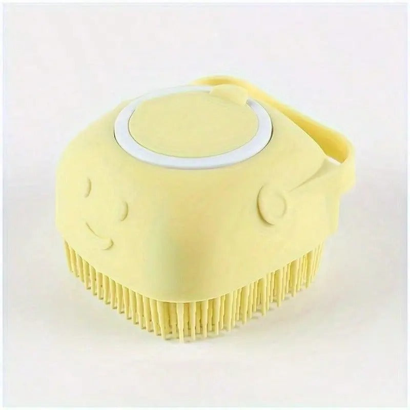 ⏰ Super Discount 🌟3PCS Pet Shampoo Brush With Built-In Dispenser - Gentle Massage Bath Comb For Dogs & Cats, No Batteries Required