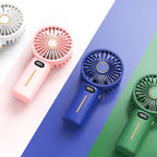 Rechargeable portable silent digital display handheld fan❄Buy 2 get 10% Off Extra Auto & Free Shipping❄