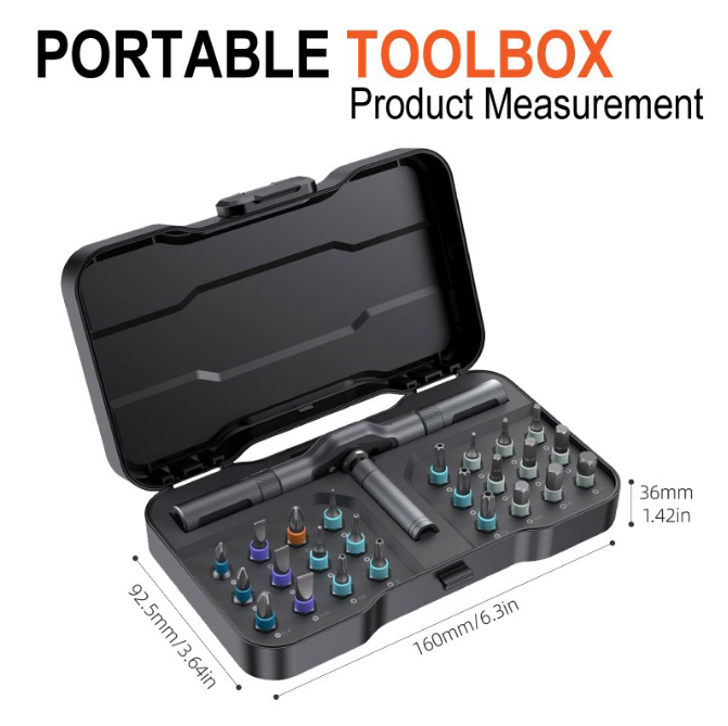 ✨Now 40% OFF⚡Multi-functional ratchet screwdriver set, 24-in-1 household multi-purpose high-hardness tool set