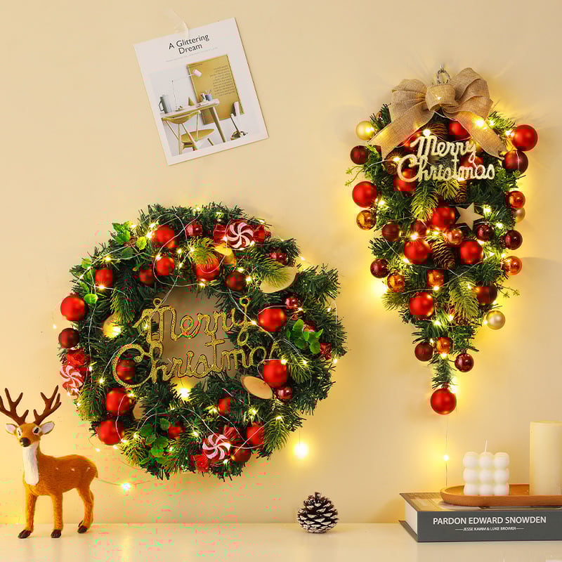 🎄Christmas front door hanging wreath door hanging wall hanging