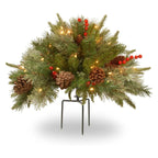 🔥🔥Final 3 Hours: 50% OFF🎄Pre-lit Artificial Christmas Tree Urn Filler💐