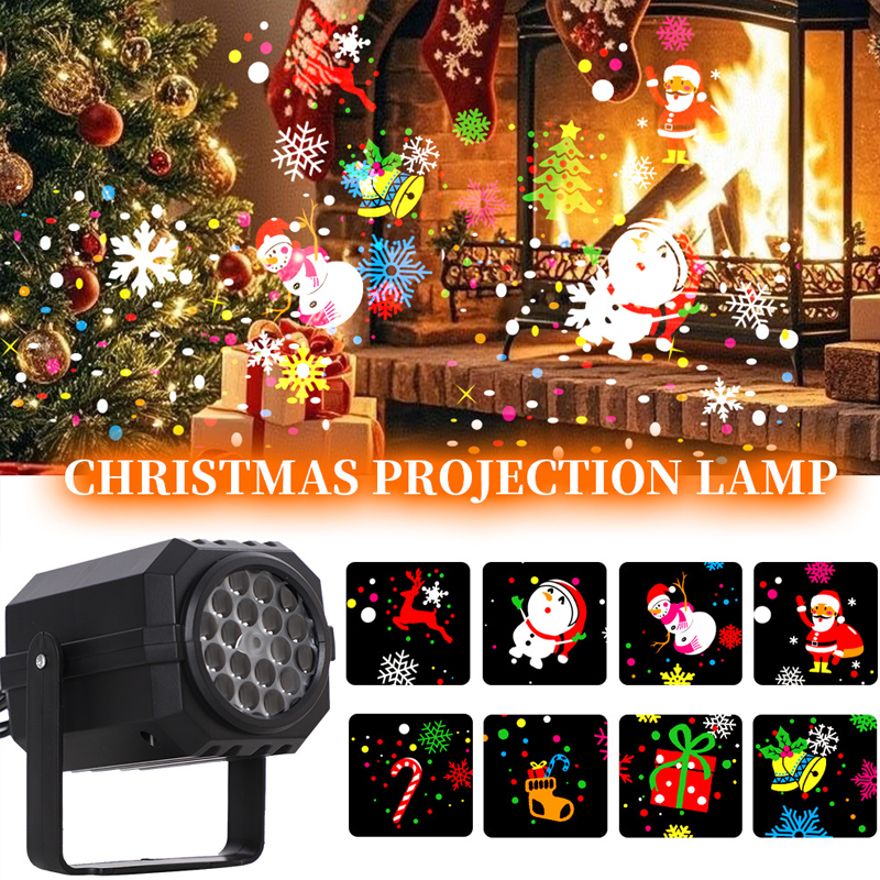 🎅Early Xmas Sales🎄Rotating LED Christmas Pattern Projector Light