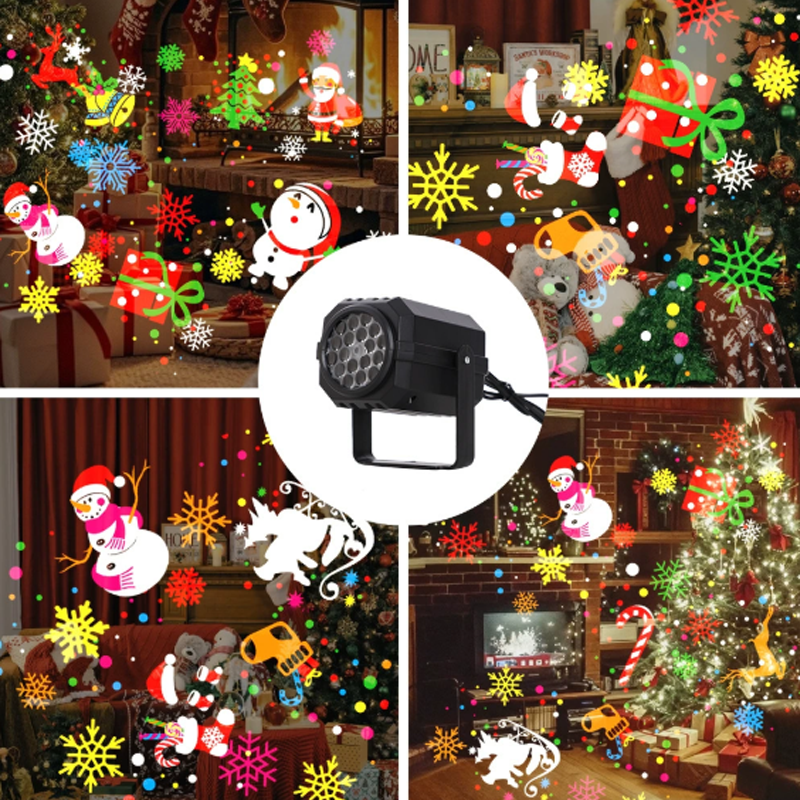 🎅Early Xmas Sales🎄Rotating LED Christmas Pattern Projector Light